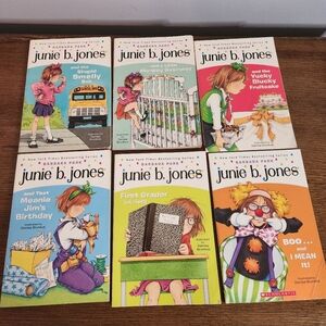 Junie B. Jones Chapter Book Lot - Set Of 6